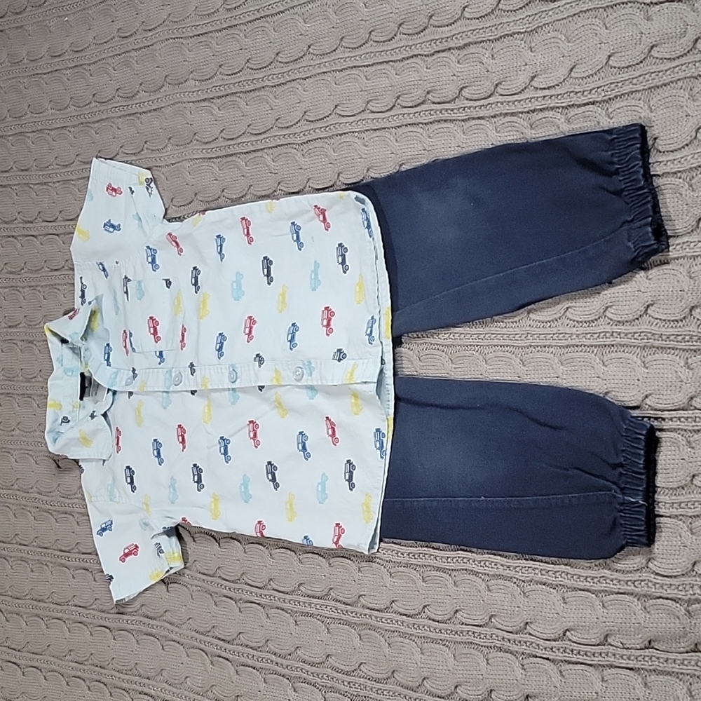 Little Rebels Button-Up Shirt & Pants